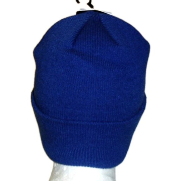 Detroit Pistons Mens Beanie Winter Hat Cap Cuffed Cuff Blue New Tags Nba - Picture 2 of 2